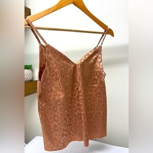 Women’s Brown leopard print Cami Top Size Small - Shein
